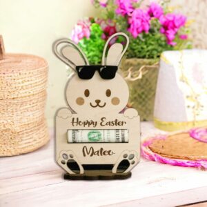 Easter Bunny Money Holder Gift Easter Basket Stuffers, Easter Gifts Easter Basket Decoration